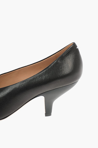 Pointed Leather Pumps Heel 7 cm