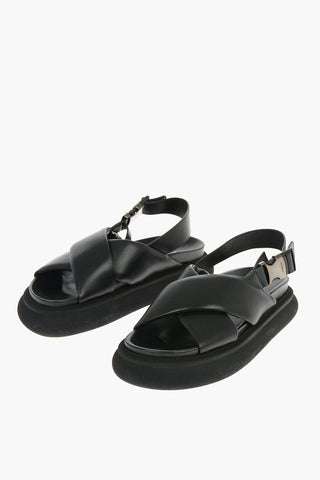 Leather SOLARISSE Padded Sandals
