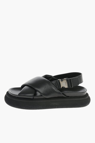 Leather SOLARISSE Padded Sandals