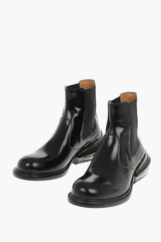 MM22 Stivaletti Chelsea In Pelle 