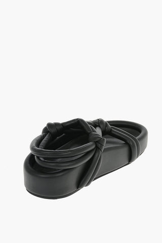 MM6 Sandals With Interlacing