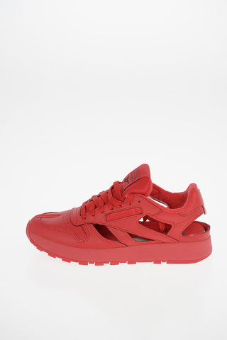REEBOK Leather PROJECT 0 CL DQ Tabi Sneakers With Cutouts