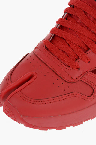 REEBOK Leather PROJECT 0 CL DQ Tabi Sneakers With Cutouts