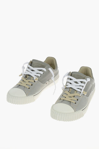 Low Top EVOLUTION Sneakers With Fabric Pannels