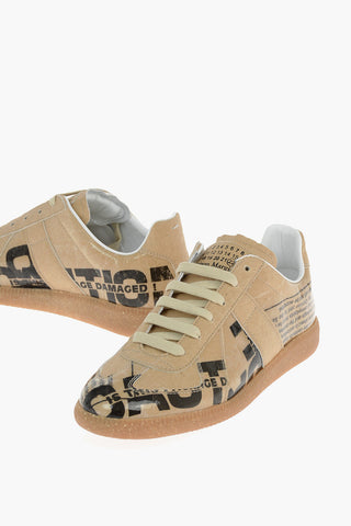 MM22 Printed Leather REPLICA Sneakers