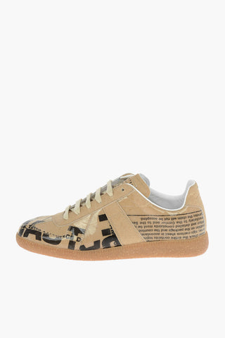 MM22 Printed Leather REPLICA Sneakers