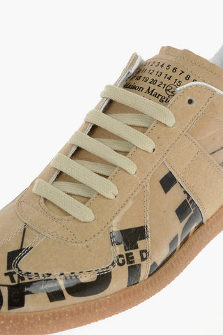 MM22 Printed Leather REPLICA Sneakers