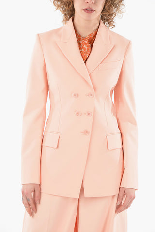 Blazer Doppiopetto Foderato con Rever a Lancia
