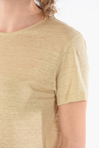 Linen Crewneck T-shirt