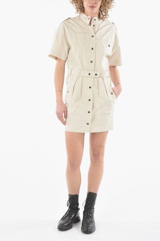 ETOILE Vestito Safari RODWELL in Cotone con Cintura 