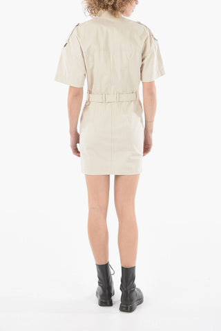 ETOILE Vestito Safari RODWELL in Cotone con Cintura 