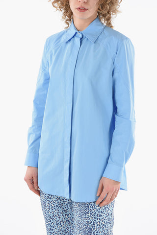 Hidden Buttons Long Sleeved Shirt