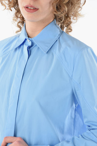 Hidden Buttons Long Sleeved Shirt