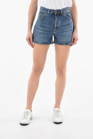5-pocket Denim KADOVAR Shorts with Embroidered Logo