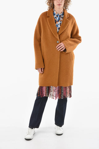 Cappotto CATHY Effetto Pelo Con Interno Quadri