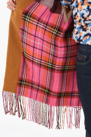 Cappotto CATHY Effetto Pelo Con Interno Quadri