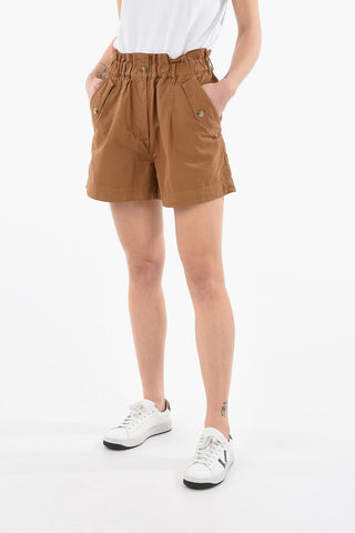 High-waisted Short with Elasticated Waist Band