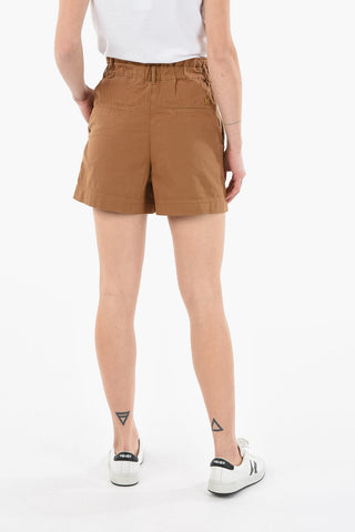 High-waisted Short with Elasticated Waist Band