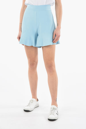 Ausgestellter Skort Aus Strick