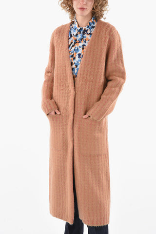 Knitted Coat with Snap Button