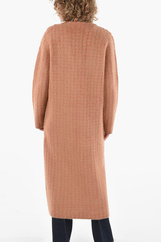 Knitted Coat with Snap Button