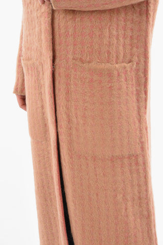 Knitted Coat with Snap Button