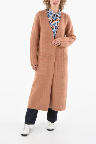 Knitted Coat with Snap Button
