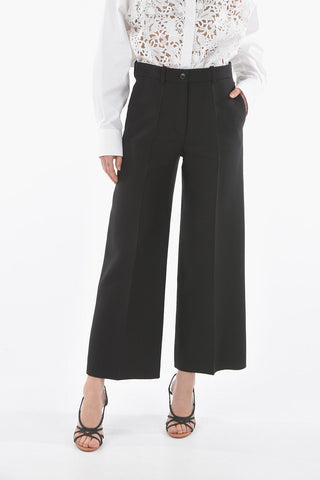 Pantaloni Palazzo A Vita Alta