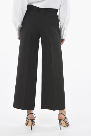 Pantaloni Palazzo A Vita Alta