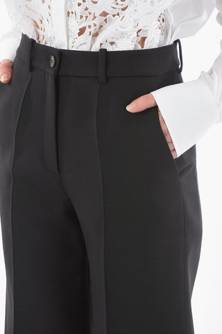 Pantaloni Palazzo A Vita Alta