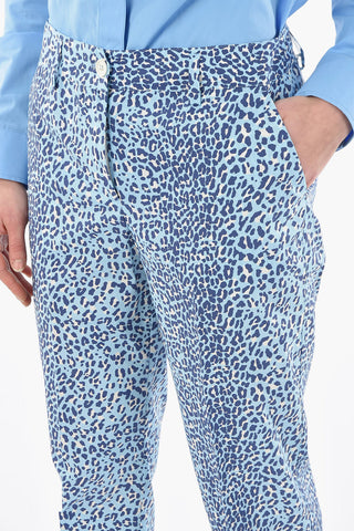 Animal Printed COPARD Trousers with Side Pockets
