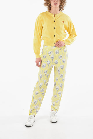 Cotton Cardigan with TIGER CREST Patch
