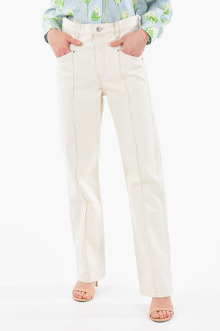 High-waisted NADEGE Boyfriend Jeans