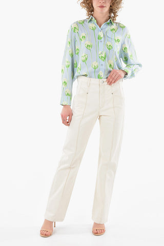 High-waisted NADEGE Boyfriend Jeans