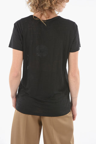 Linen Crewneck T-shirt