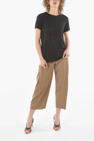 Linen Crewneck T-shirt