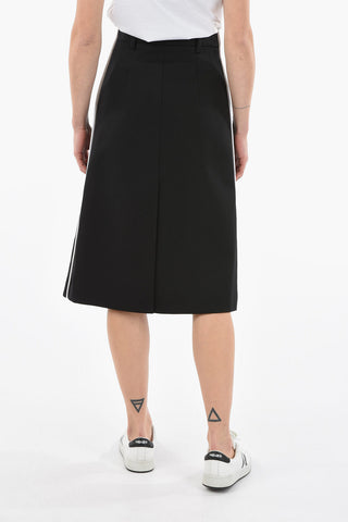 Pencil Skirt GABAR With Contrasting Bands And Belt Loops
