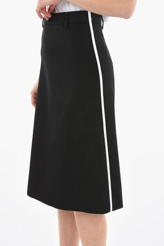 Pencil Skirt GABAR With Contrasting Bands And Belt Loops