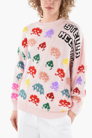Maglia Asimmetrica GAME in Misto Cotone con Ricami