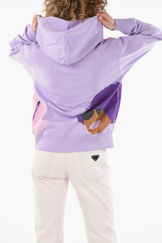 Hooded Sweatshirt with KENZO HOMMAGE Print