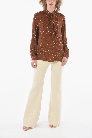 Camicia BRIANNE in Satin Stampata