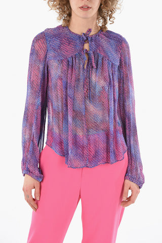 Silk-chiffon AMETISSA Blouse 