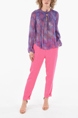 Silk-chiffon AMETISSA Blouse 