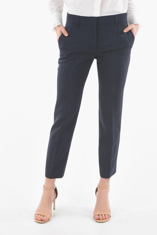 Wool Regular Leg Pants