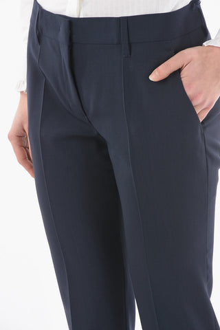 Wool Regular Leg Pants