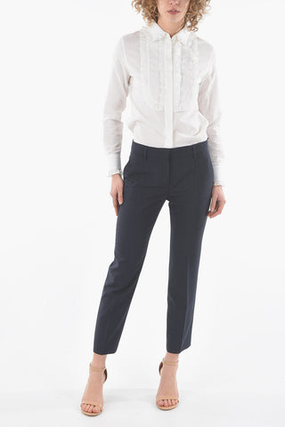 Wool Regular Leg Pants