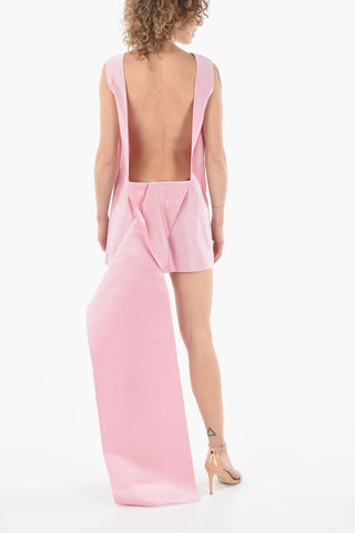 Vestito Shift In Seta Senza Maniche