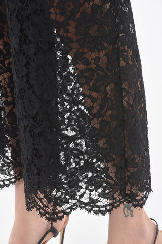 Lace High Waist Pallazzo Pants