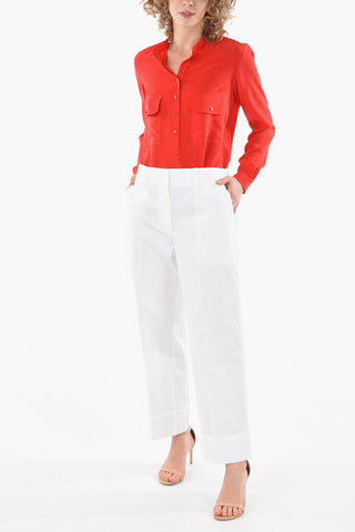 Cuffed Ankles Regular Pants