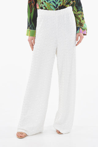 Pantaloni Palazzo in Paillettes